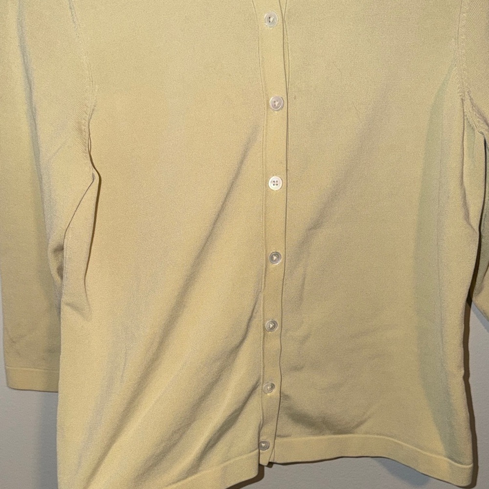 Ann Taylor Beige/cream Button-Down Cardigan - Picture 5 of 6